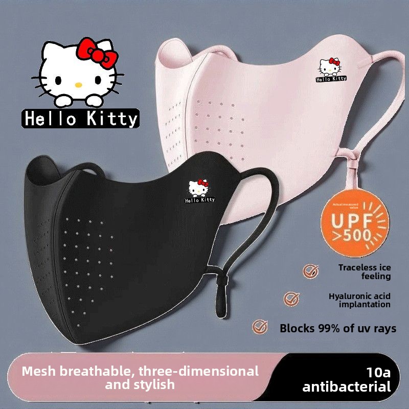 Cloth Face Mask Washable - Cute Hello Kitty Print Face Mask