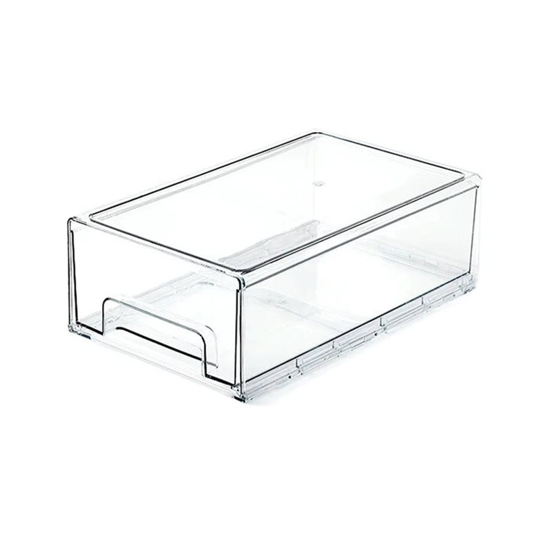 Face Mask Storage Box - AB42-Multi-Function Home Storage Box Transparent Pull-Out