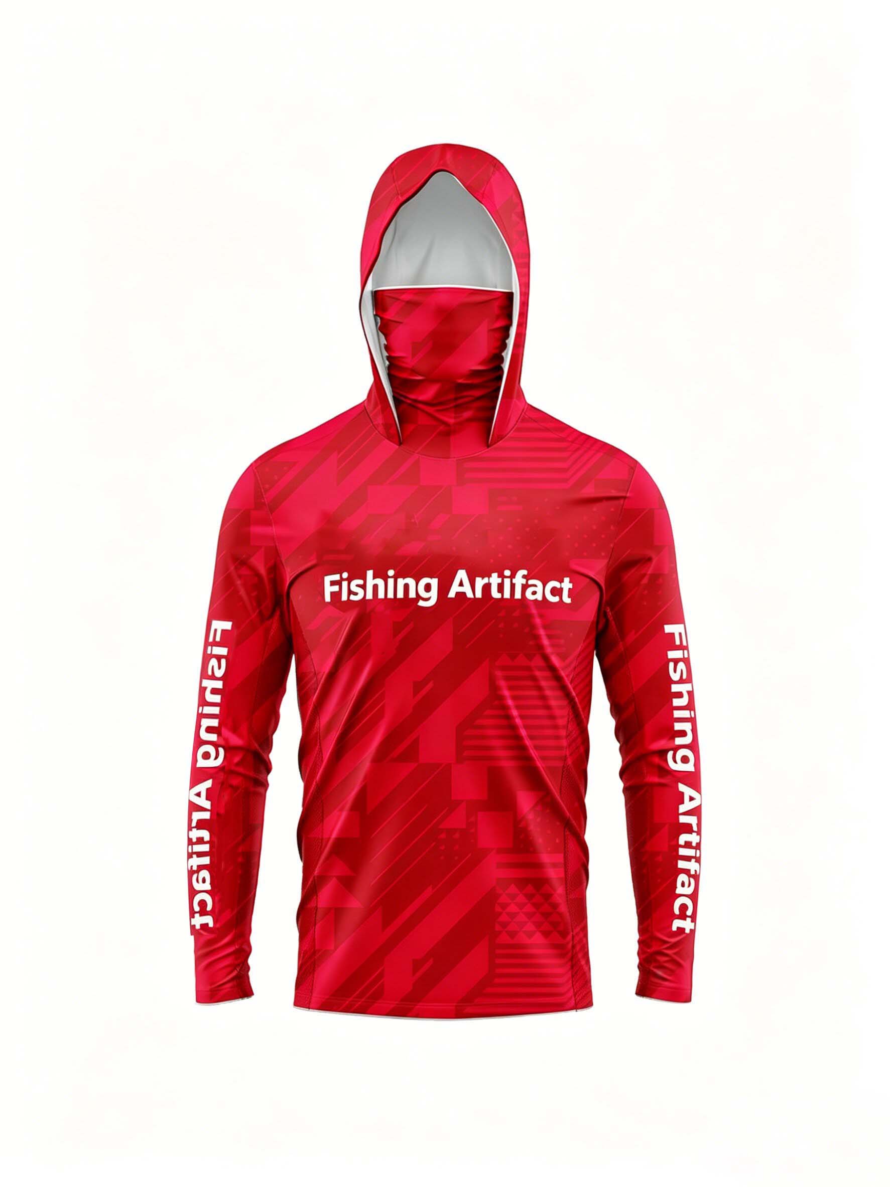 Men's summer fishing hoodie, l - Sports Mask Breathable 评论和价格