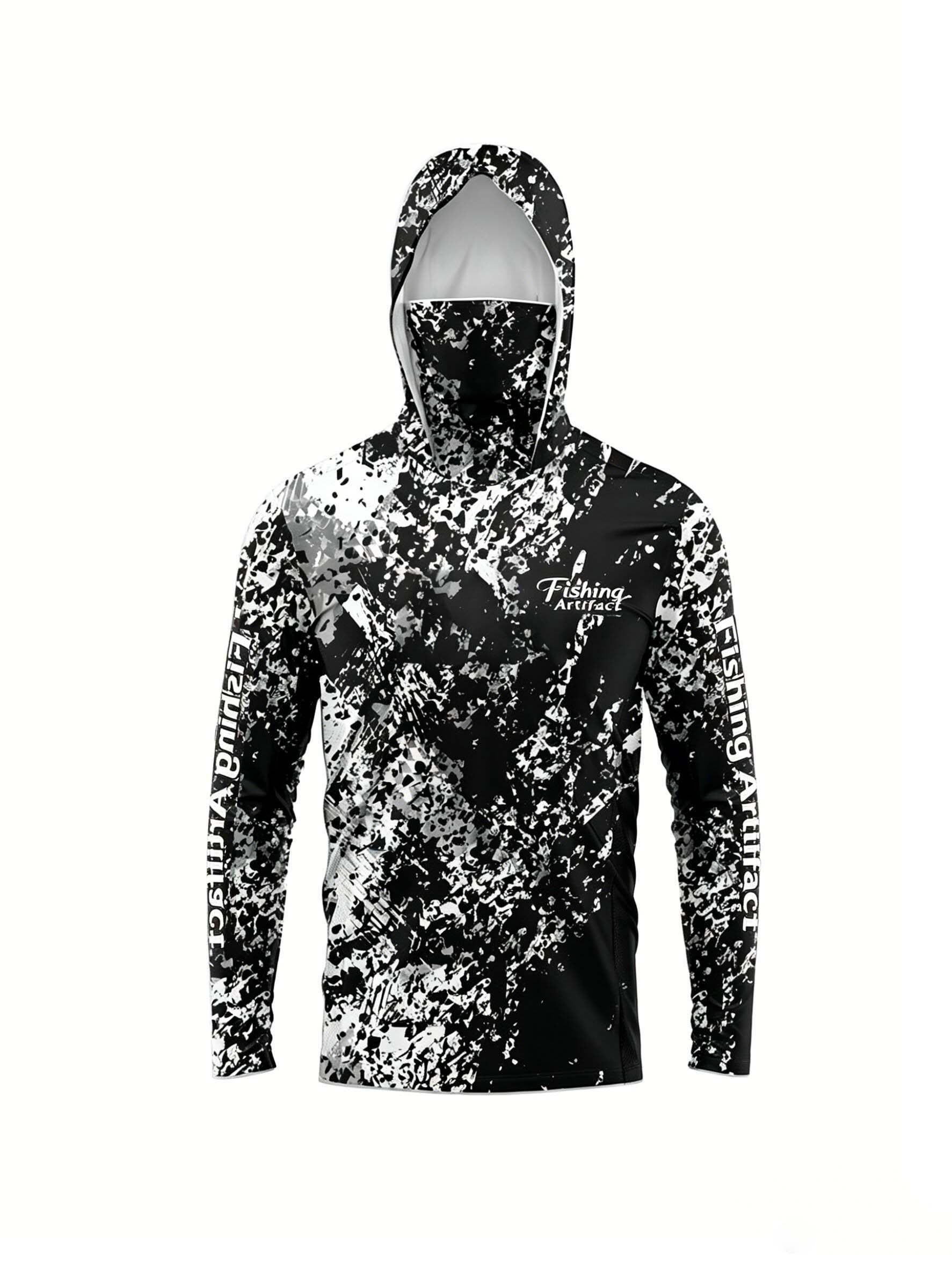 Men Summer 3D‑Printed Fishing  - Sports Mask Breathable 评论和价格