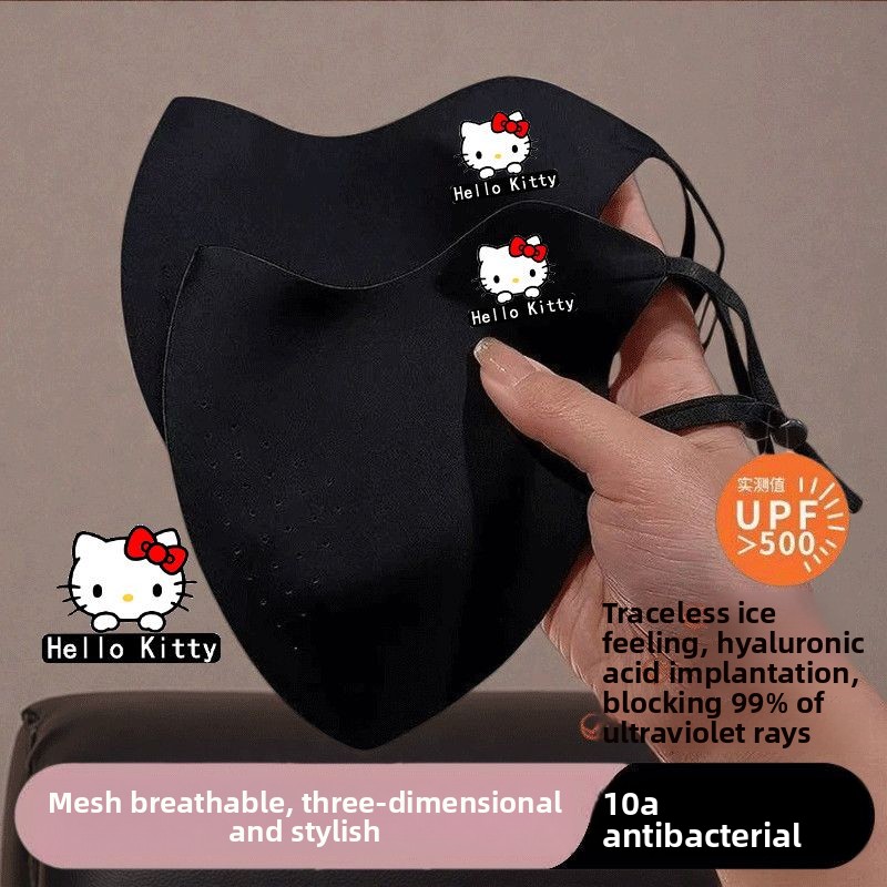 Cute Hello Kitty Print Face Ma - Cloth Face Mask Washable 评论和价格