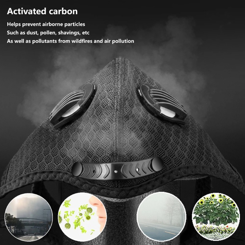 Cycling Face Mask Sport Washab - Anti Pollution Mask 评论和价格