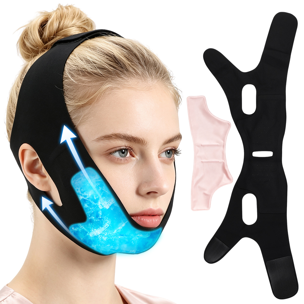 Face Ice Pack with Reusable Ho - Black Face Mask Pack 评论和价格