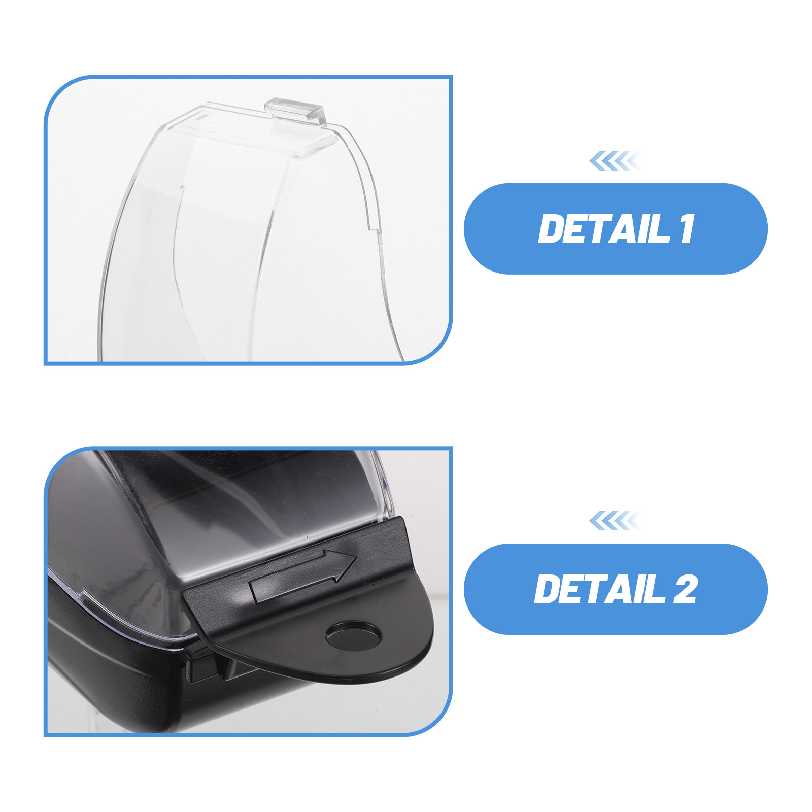 Swim Goggle Case with Clear Tr - Mask Case Hard Shell 评论和价格