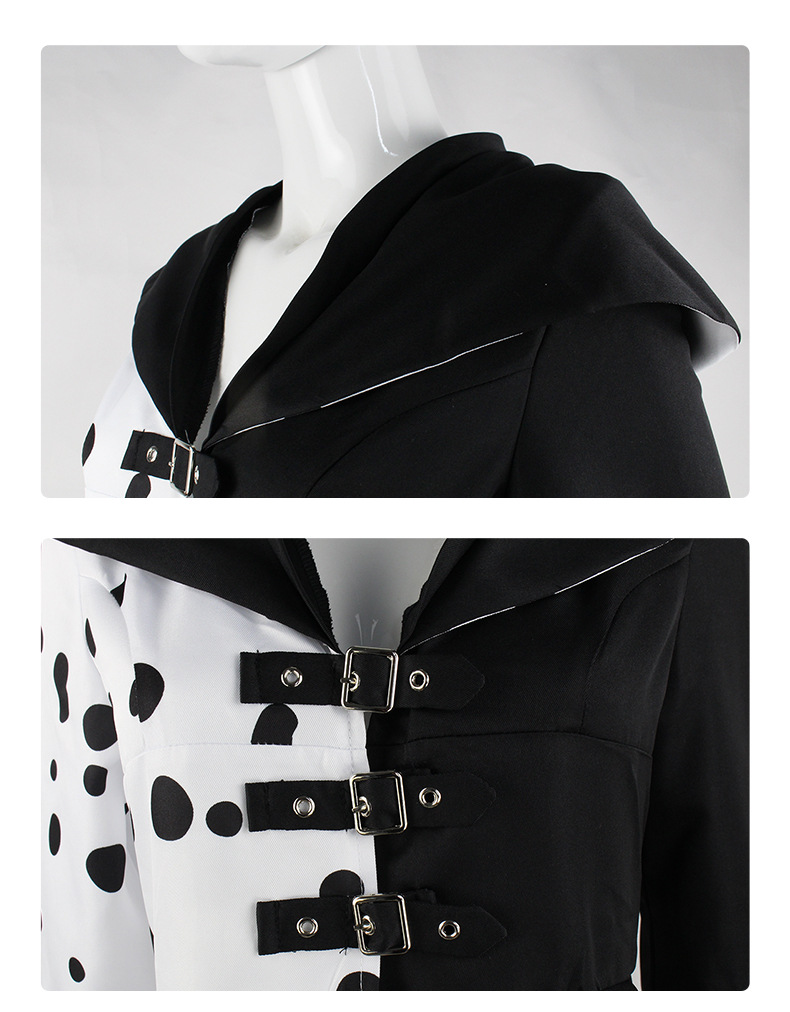 Women Inspired Cruella Cosplay - Black Face Mask Pack 评论和价格