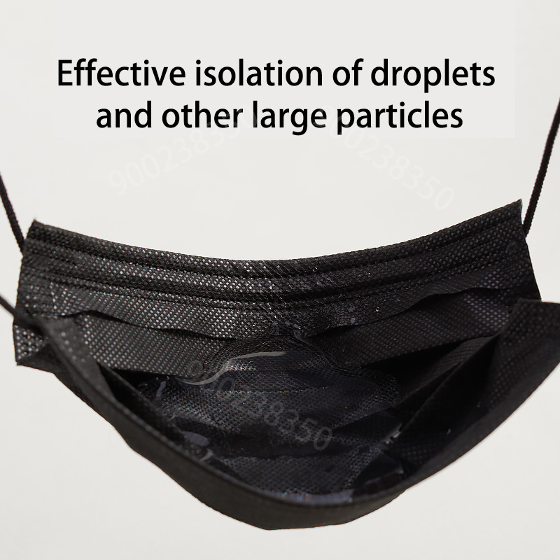 50-500pcs Black Disposable Cer - Disposable Surgical Mask 评论和价格