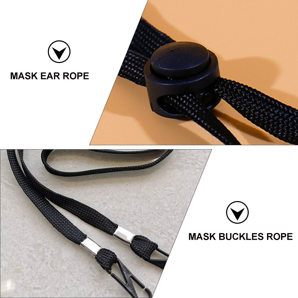 12Pcs Anti-Fall Face Mask Lany - Mask Ear Saver Strap 评论和价格