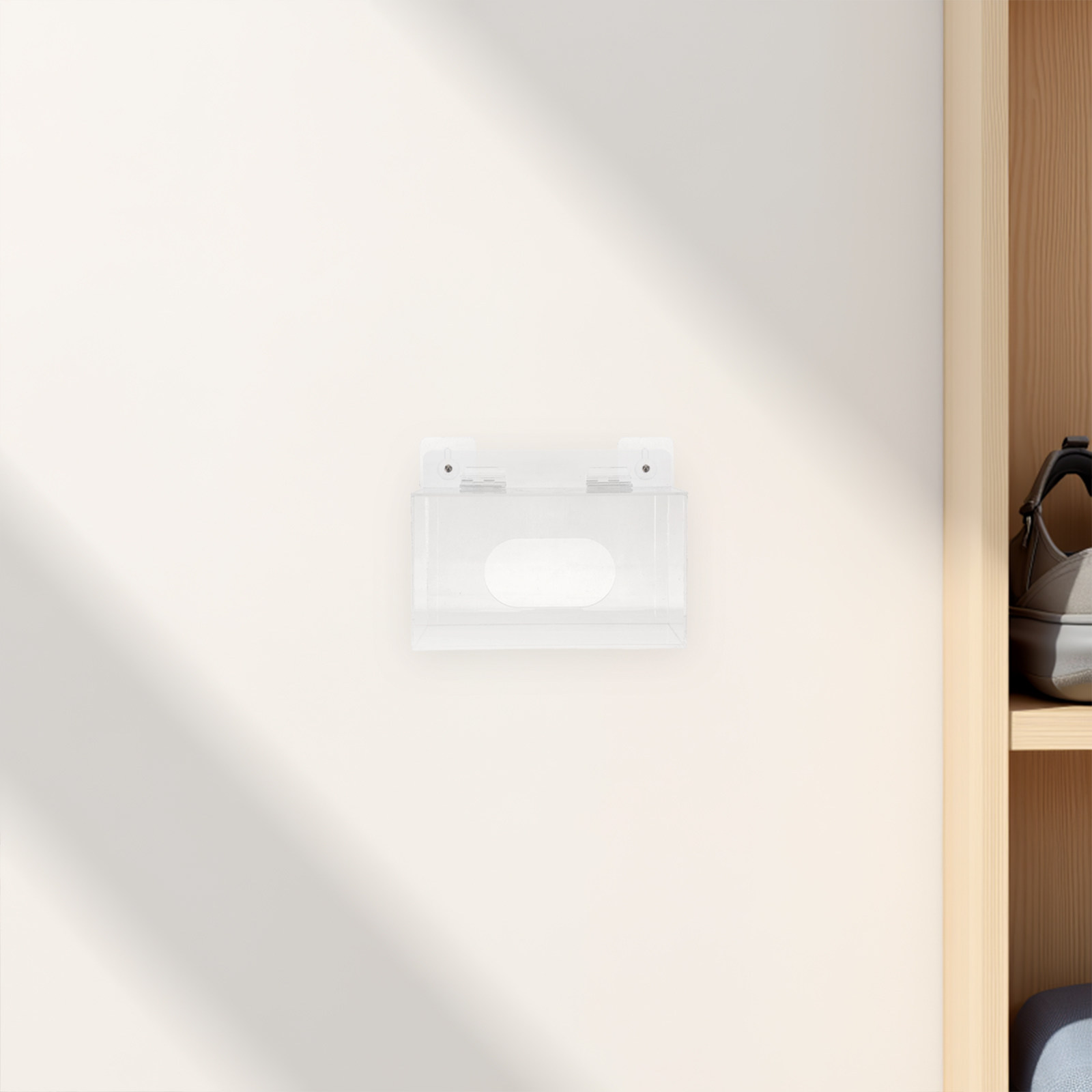 Acrylic Face Mask Organizer Wa - Face Mask Storage Box 评论和价格